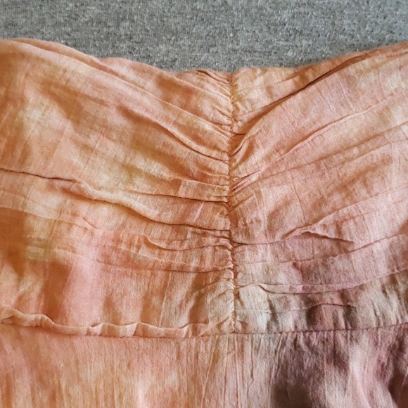 Lux boho tie dye cotton skirt - Picture 2 of 7